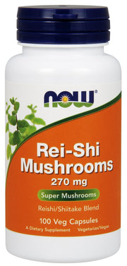 NOW Foods Rei-Shi sēnes, 270 mg - 100 kapsulas