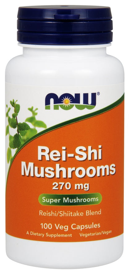 NOW Foods Rei-Shi sēnes, 270 mg - 100 kapsulas