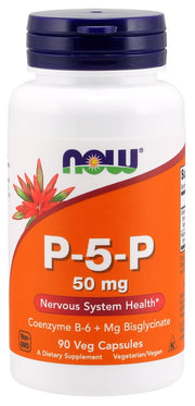 NOW Foods P-5-P, 50 mg – 90 kapsulas