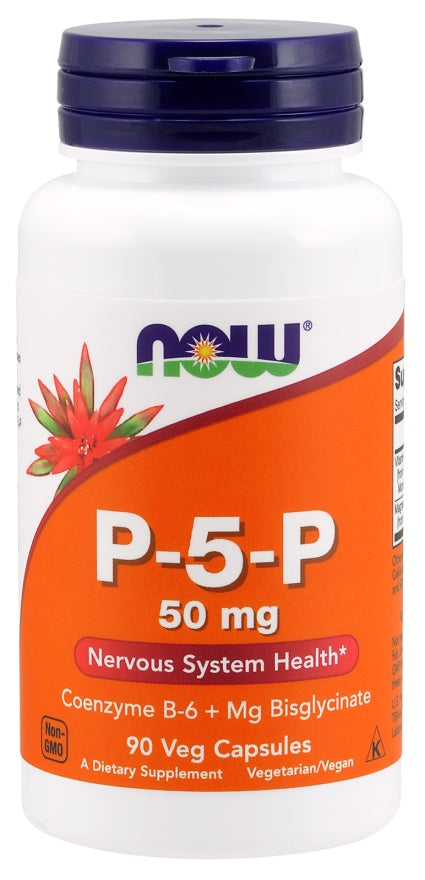 NOW Foods P-5-P, 50 mg – 90 kapsulas