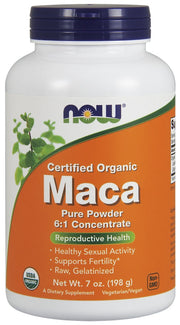 NOW Foods Maca 6:1 koncentrāts, tīrs pulveris – 198 g