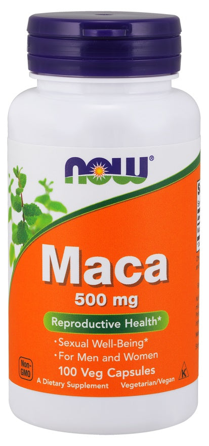 NOW Foods Maka, 500 mg – 100 kapsulas