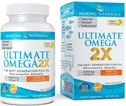 Nordic Naturals Ultimate Omega 2X ar D3 vitamīnu, 2150 mg ar citrona garšu – 60 kapsulas