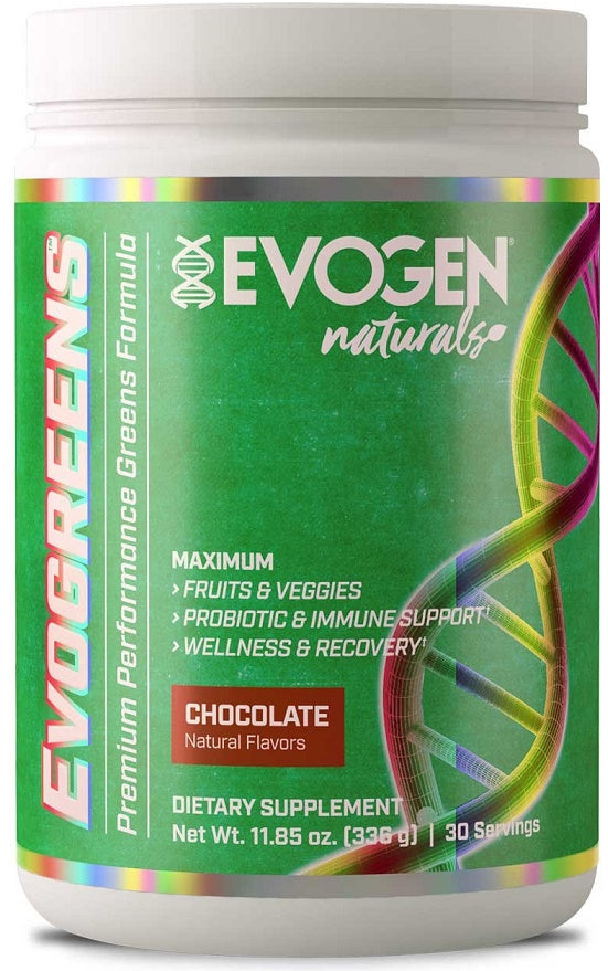 Evogen Evogreens Naturals, ar šokolādes garšu – 336 g