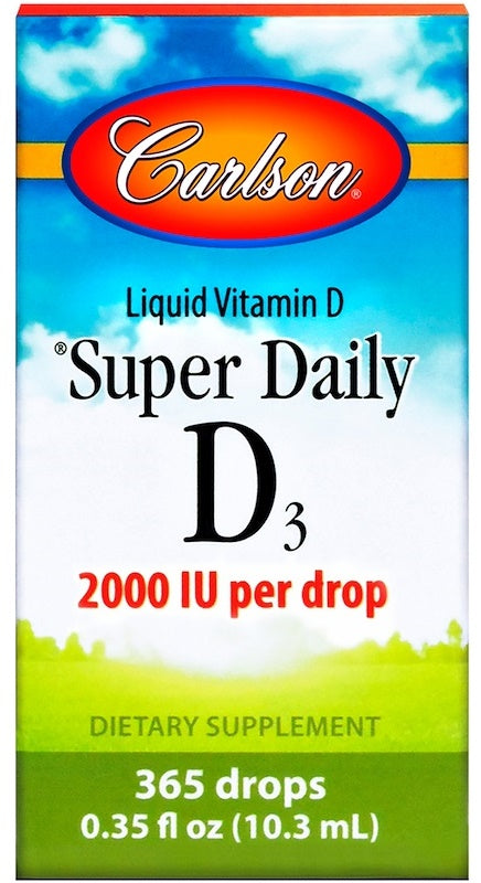 Carlson Labs Super Daily D3, 2000 SV - 10 ml.