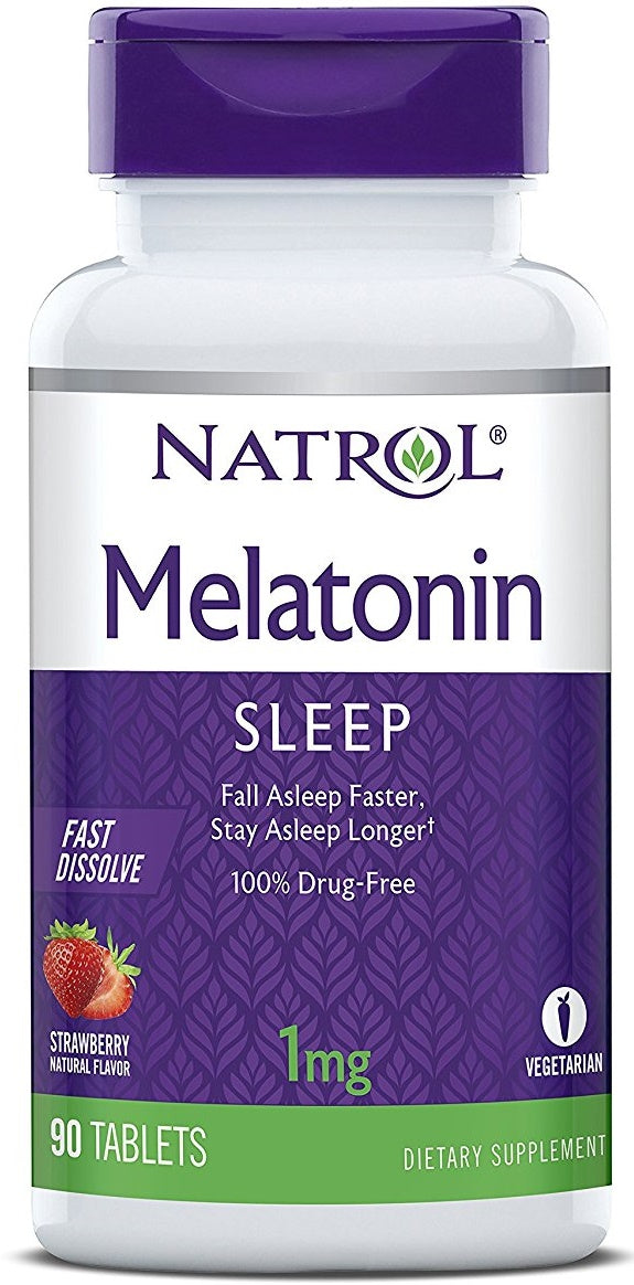 Natrol ātri šķīstošs melatonīns, 1 mg - 90 tabletes