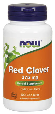 Produkto nuotrauka: NOW Foods Red Clover, 375mg - 100 kapsulių