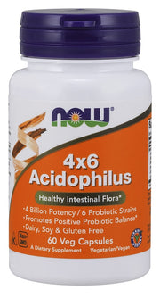 Produkto nuotrauka: NOW Foods Acidophilus 4X6 - 60 kapsulių