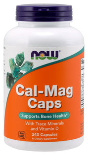 NOW Foods Cal - Mag kapsulas – 240 kapsulas