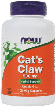 Produkto nuotrauka: NOW Foods Cat's Claw, 500mg - 100 kapsulių