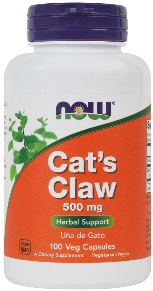 Produkto nuotrauka: NOW Foods Cat's Claw, 500mg - 100 kapsulių