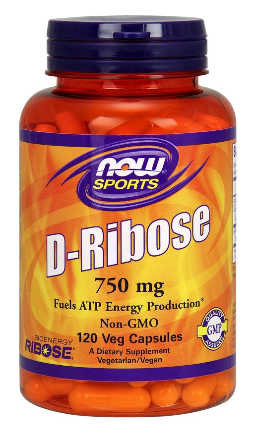 NOW Foods D-riboze, 750 mg – 120 kapsulas