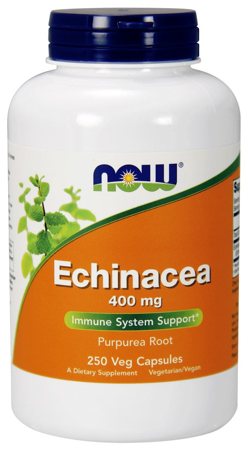 Produkto nuotrauka: NOW Foods Echinacea, 400mg - 250 kapsulių