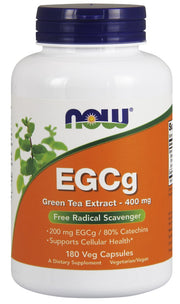 Produkto nuotrauka: NOW Foods EGCg Green Tea Extract, 400mg - 180 kapsulių