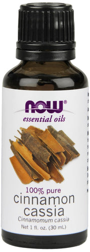 NOW Foods ēteriskā eļļa, kanēļa un kasijas eļļa – 30 ml.