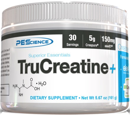 PEScience TruCreatine+ pulveris, bez garšas - 161 g