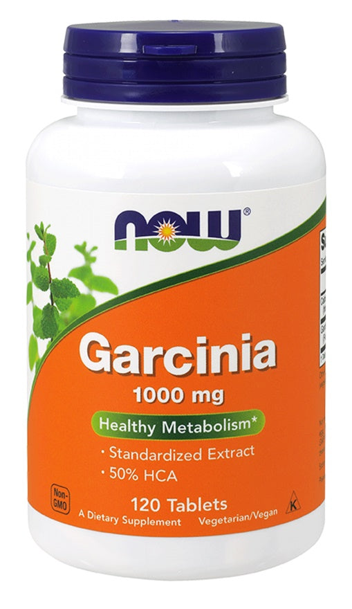 NOW Foods garcīnijas, 1000 mg – 120 tabletes