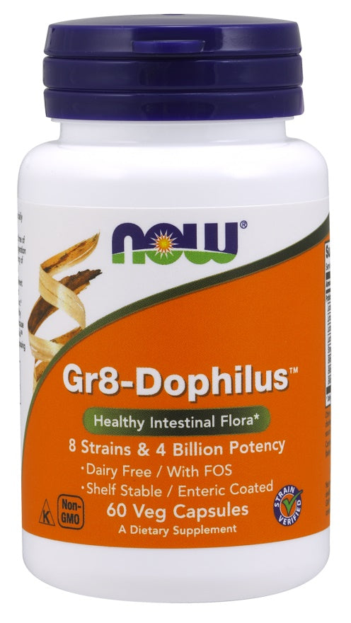 Produkto nuotrauka: NOW Foods Gr8-Dophilus - 60 kapsulių
