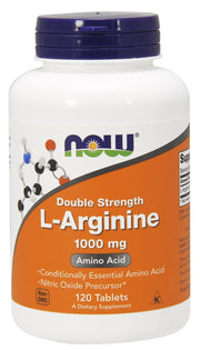 NOW Foods L-arginīns, 1000 mg – 120 tabletes