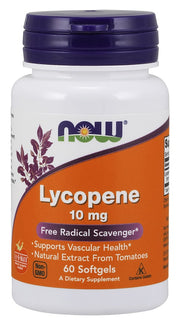 Produkto nuotrauka: NOW Foods Lycopene, 10mg - 60 minkštųjų kapsulių