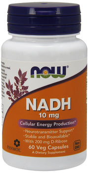 NOW Foods NADH, 10 mg – 60 kapsulu