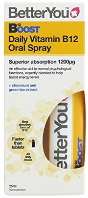 BetterYou Boost B12 mutes aerosols – 25 ml.