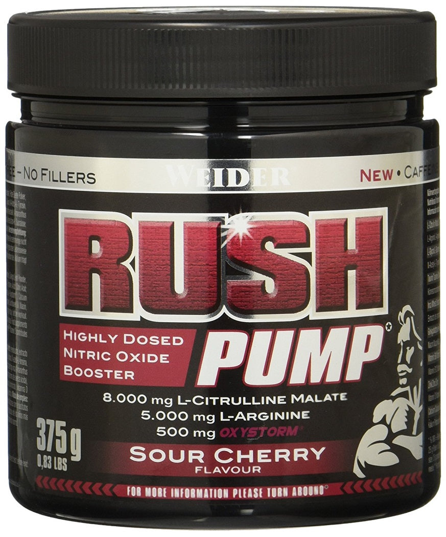 Weider Rush pre-workout, skābais ķirsis - 375g