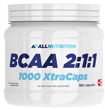 Allnutrition BCAA 2:1:1 1000 Xtra kapsulas – 180 kapsulas
