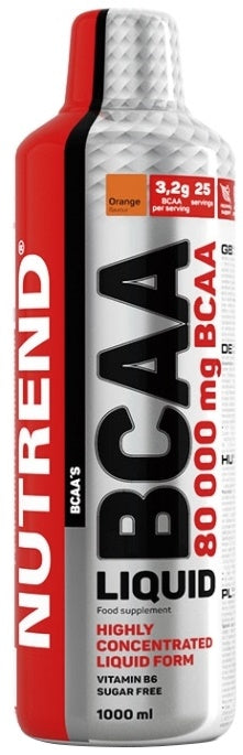 Nutrend BCAA šķidrums, apelsīnu garša - 1000 ml.