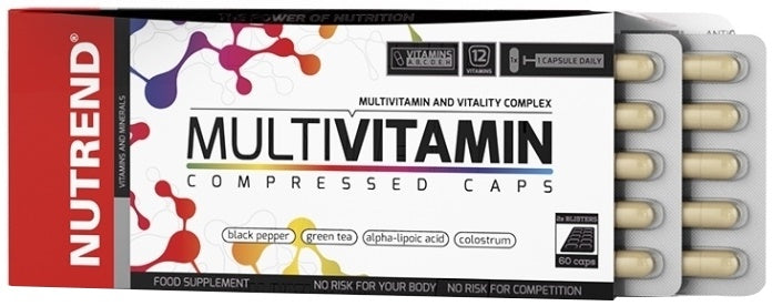Nutrend MultiVitamin saspiestas kapsulas – 60 kapsulas