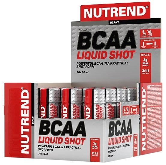 Nutrend BCAA šķidrais šots – 20 x 60 ml.