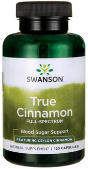 Swanson True Cinnamon Full Spectrum – 120 kapsulas