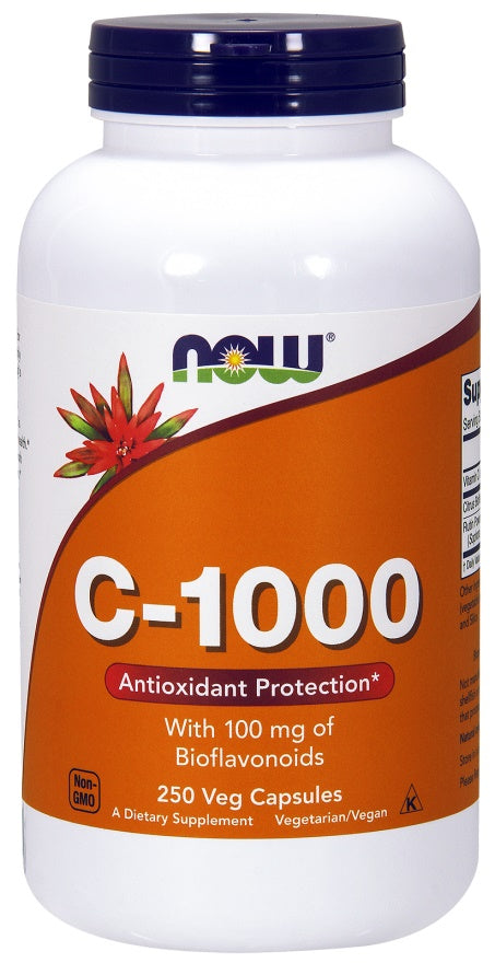 Produkto nuotrauka: NOW Foods Vitamin C-1000 with 100mg Bioflavonoids - 250 kapsulių