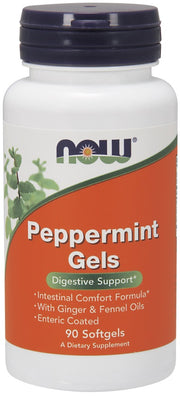NOW Foods piparmētru želejas – 90 kapsulas