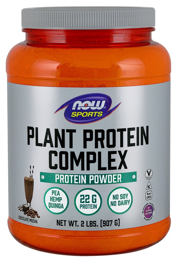 NOW Foods augu proteīnu komplekss, šokolādes moka - 907 g