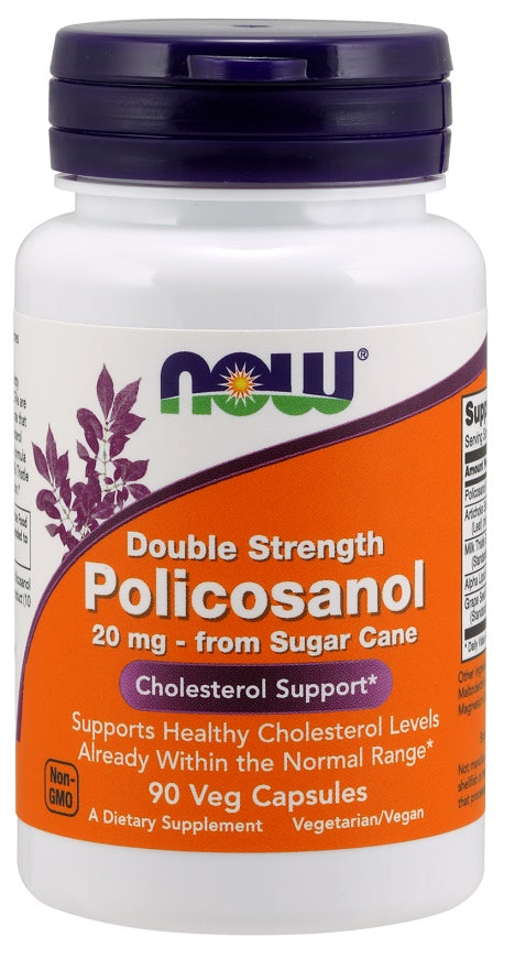 NOW Foods polikozanols, 20 mg – 90 kapsulas