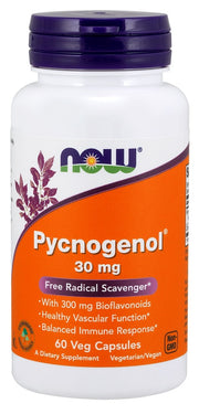 Produkto nuotrauka: NOW Foods Pycnogenol, 30mg - 60 kapsulių