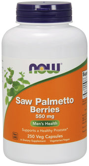 NOW Foods Sabalpalmas, 550 mg – 250 kapsulas