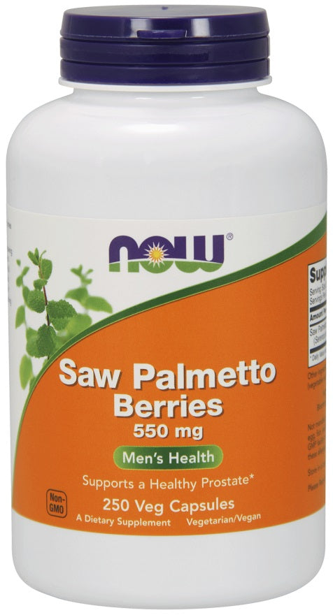 NOW Foods Sabalpalmas, 550 mg – 250 kapsulas