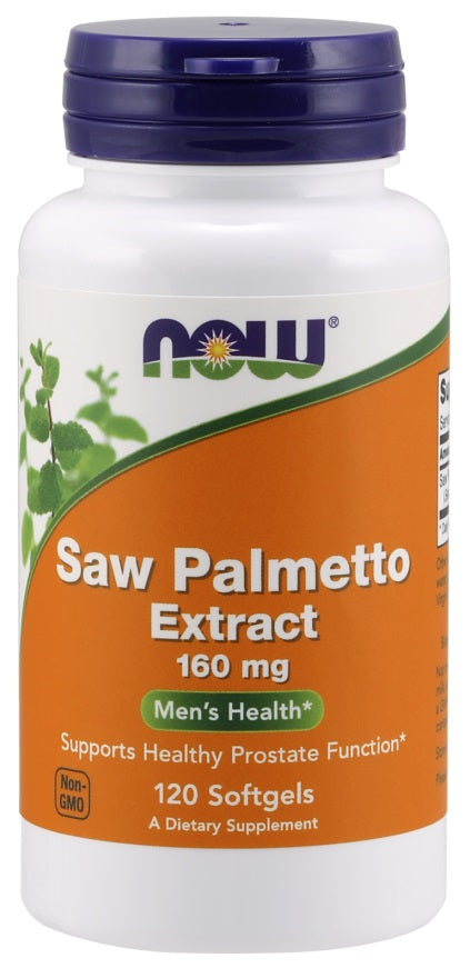 NOW Foods sabalpalmas (Saw Palmetto), 160 mg – 120 kapsulas