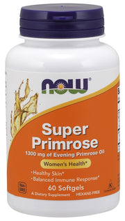 NOW Foods Super Primrose, 1300 mg – 60 kapsulas
