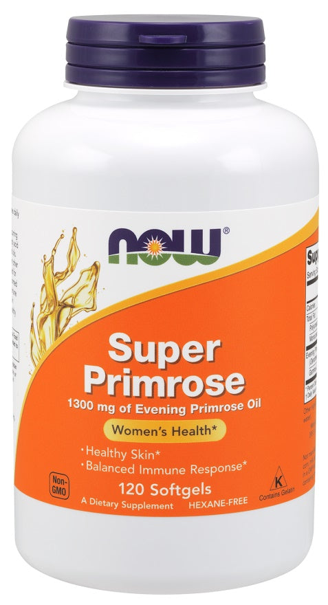 NOW Foods Super Primrose, 1300 mg – 120 kapsulas