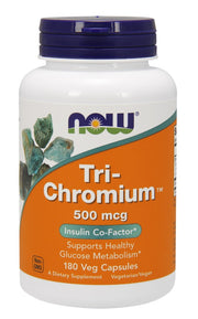 NOW Foods trihroms, 500 mcg – 180 kapsulas