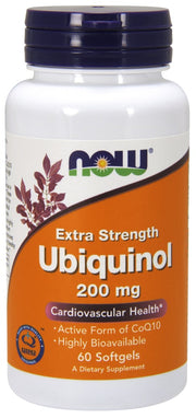 NOW Foods ubihinols, 200 mg – 60 kapsulas