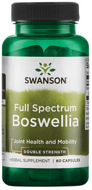 Swanson pilna spektra bosvelija, 800 mg divkāršs stiprums – 60 kapsulas