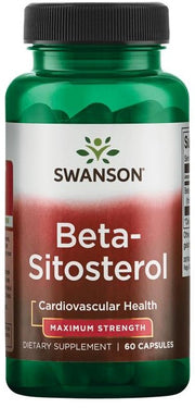 Swanson beta-sitosterols, maksimāla iedarbība – 60 kapsulas