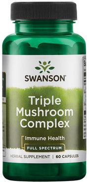 Swanson trīskāršais sēņu komplekss – 60 kapsulas