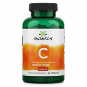 Swanson C vitamīns ar mežrozīšu ekstraktu, 1000 mg – 90 kapsulas