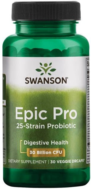 Swanson Epic Pro 25 miljardi probiotiku — 30 kapsulu