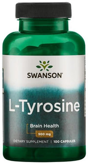 Swanson L-tirozīns, 500 mg – 100 kapsulas